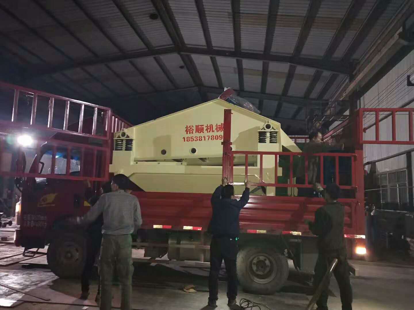 發(fā)往南陽的1530細沙回收脫水一體機